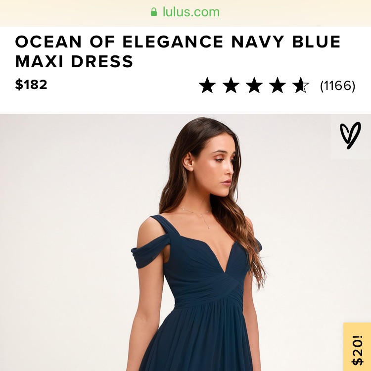 Lulu’s Navy Blue Maxi